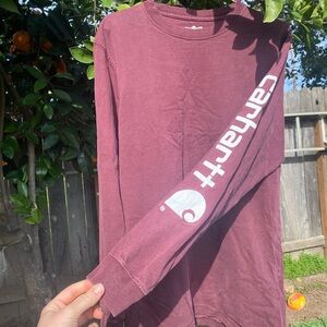 Carhartt Long Sleeve Tee - Burgundy